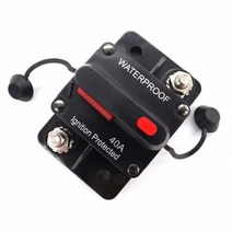 40A 서킷 브레이커 휴즈홀더 자동차 오디오 요트 방수40A