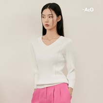[론칭가 79 900원] 더엣지 23SS 올데이 골지 브이넥 니트 4종