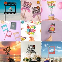 토퍼 만들기 4종 : 새해/졸업/생일/여행 DIY, 여행-폴라로이드