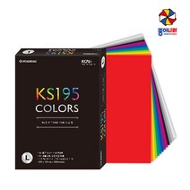 종이나라 KS195 컬러칩 색상표 컬러가이드 195색 L 대, 단품