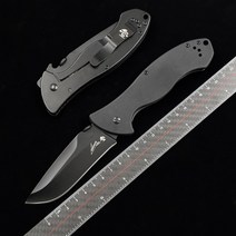 Kershaw Emerson 6045 CQC-9K 접이식 칼 야외 캠핑 사냥 서바이벌 포켓 유틸리티 플리퍼 EDC 도구 나이프, 01 6045