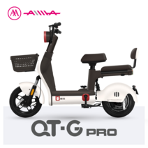 아이마 QT-G pro 순정옵션 (스마트 리모컨+등받이) (그래핀 48V 13Ah 최대 주행거리 55Km 350W), [순정옵션 13Ah] 화이트