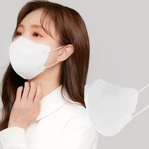 에어에이드 퍼스널컬러 2D 마스크 새부리형 대형, 1개입, 50매, 화이트