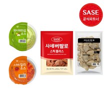 사세 버팔로스틱1kg+크리스피 치킨윙1kg (맵바삭조합)+동원소스증정, 1