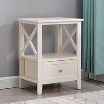 침대 원목 협탁 600 2단 3단 미니 서랍장 이케아 네스나 햄네스 라탄테이블 사이드테이블 33, 준비가 된, 베이지 다운 펌핑