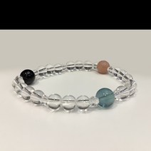 천연 원석 성공운 up 플로라이트 오닉스 선스톤 컷 8mm 백수정 6mm 비즈 팔찌 (다량 보유)