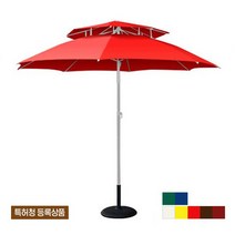 드림레저 산들바람 파라솔 2300 (받침대 별매), 레드