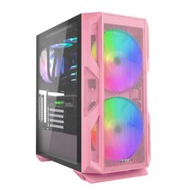 안텍 NX800 RGB MESH 강화유리 핑크 미들타워 케이스, 선택하세요