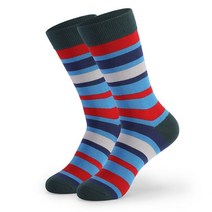 5 Pairs Men s Long Tube Happy Socks Street Hip-hop Skateboard Big Plus Size EUR 46 [C00097322]