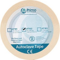 Primo Dental Products AT101 Autoclave Sterilization Indicator Tape 1/2” 60 yd, 1