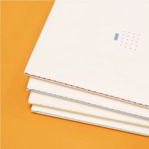 베이직 실제본노트 공책 신학기 학생 필기 선물 0.7844ea, RA_ 베이직무지