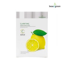 뷰티화장품 뷰그린 프리미엄 에센스 마스크 클리어파잉 레몬 23ml 10매 시트 마스크/팩, 단품, 단품