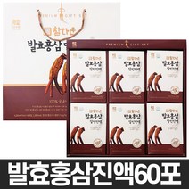 산수원 참다운 발효홍삼 달인진액 70ml x 60포 3세트(총 180포) 명절선물세트