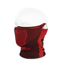 나루 X5 레저 스포츠 사계절용 기능성 마스크, 블랙   레드