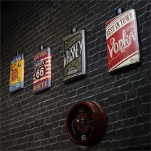 더웨스트 철제 빈티지 술병 모양 벽장식 인테리어 소품 장식, 3.WHISKEY@29084379
