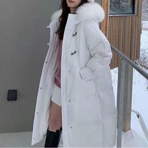패딩 자켓 누빔 숏 구스 롱 덕 크롭 역시즌 폭스퍼