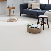 포포 강아지매트 애견 미끄럼방지 롤 매트 9mm, 마블아이보리