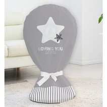 다샵 패브릭 지퍼식 선풍기 커버, 1개, 스타 화이트