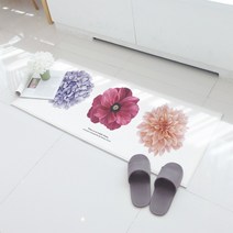 상상후 현관 주방매트 디자인매트 피오리타 120x45, 단품