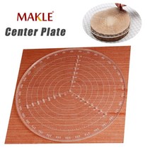 스크라이빙 눈금자 점선자 게이지 woodworking compass woodturners Bowls lathe work clear acrylic 직경, 핀 포함 30cm