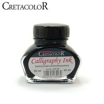 [∂LL7] 크레타칼라 블랙잉크(30ml) 430 28 캘리그라피용품 만년필 캘리펜 켈리 도구 세트_h§eEA, §본상품§e, 옵션없음[^%&]