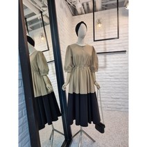 [반다리] 고퀄 지퍼 허리스트링 텐션 롱원피스