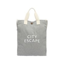 [가방팝] [드라이프]SHOULDER BAG01 - WHITE/NAVY 에코백