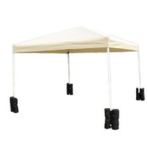체육대회 천막 프레임+지붕+고정모래주머니 4p 세트 2.5x2.5m 색상다양, 2.5X2.5 블랙