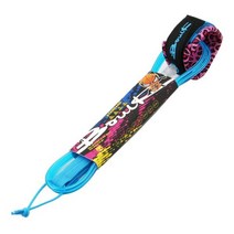 서핑 목줄 7mm 두께 6ft/8ft 스트레이트 보드 SUP 다리 로프 수상 스포츠 액세서리, 7mm 8ft Blue 2
