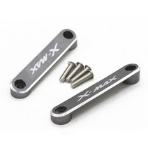 오더봇 야마하 엑스맥스 XMAX 300 휀다 튜닝 커버 CNC 알루미늄 펜더 장식 캡 파츠, 실버