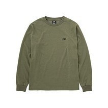 다이와 DAIWA 낚시 의류 포토 프린팅 롱 티셔츠 Rocky DE-6222 맨투맨 긴팔 긴소매, 옳리브