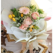 리리스 좋아하는 컬러로 선택하는 피치 컬러 꽃다발 생화배송 정기구독 당일발송 기념일 여자친구 꽃선물 졸업 입학, 기본, 선택안함