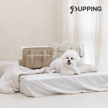 [퍼핑] 에브리 강아지이동가방 고양이 이동장 캐리어 S, 상품선택:퍼핑 에브리 이동가방 밀크 S