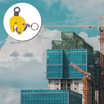 JAPAN 1톤 하카 수직 클램프 가시설 H빔 운반