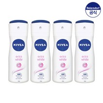 니베아 데오드란트 스프레이 화이트 60ml X 4개