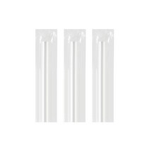 카페앤티 일자빨대 자바라빨대 7x210mm 500개 포장, 개별투명일자빨대