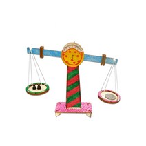 영유아초급과학 만들기교재 나무저울 집에서할수있는놀이 유아방문미술 유아미술활동