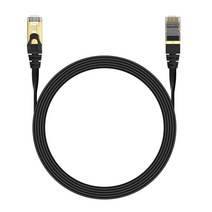 넥스트링크 S-FTP CAT.8 플랫 랜케이블 인터넷 랜선 10M, 혼합색상, 1개