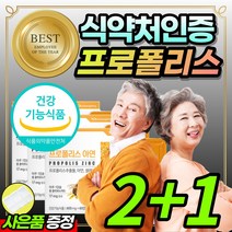 [식약처 인증] 고함량 플로폴리스 폴라폴리스 프로폴리 폴리폴리스 프로폴리스 프로플러스 플라보노이드 아연 셀레늄 항산화 도움 작은 알약 캡슐 영양제 부모님 노인 추천 알약케이스증정, 프로폴리스 - 6개월 / 2+1개