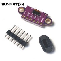 센서 VL53L0X V2 ToF 비행 시간 레이저 거리 측정 모듈 광학 커버 포함, [02] with cover plates