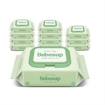 베베숲 제로 아기물티슈 휴대캡형, 96팩, 20매