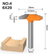 목공 우드 카빙 조각 끌 정 서각칼 1 개 1/4 인치 6mm 생크 문 프레임 레이스 칼 프로파일 서랍 수납장 밀링 커터, [10] NO4 6X29, 10 NO4 6X29