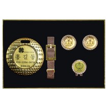 제이엔피 스포츠 골드아크릴 네임택, JN-701B)볼네임택/볼마커세트, 1개