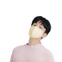 김동완 아임리얼 클래시 플러스 보건용 마스크 25매입 (KF94)(중형)(연한황색 분홍색), 25매, 연한황색 - 중형