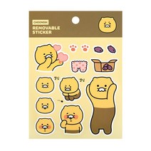 춘식이 리무버블 멀티 데코 스티커, 2개