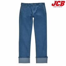 제이씨비 여아 슬림 스트레이트 롤업 데님 바지 JBP9O543GSN