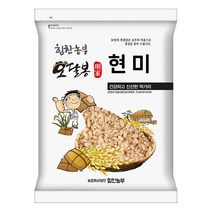 힘찬농부오달봉 2022년산 햇곡 예천 고논 국산 현미 메현미 현미쌀, 1포, 500g