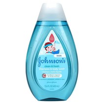 Johnson & Johnson (존슨앤드존슨) Johnson & Johnson 어린이용 클린 & 후레쉬 샴푸 & 바디 워시 13.6 fl oz(400 ml), 2개