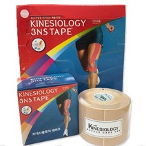 3NS 3NS키네시올로지테이프/베이지색/테이핑요법/5cm/6롤, 1개입, 6개