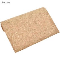레자원단 레쟈 천연 소프트 코르크 가죽 원단 21x1cm 빈티지 바느질 재료 공예 가방 신발용, 3